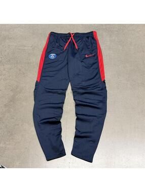 Nike Men's Navy and Red Joggers-tracksuit